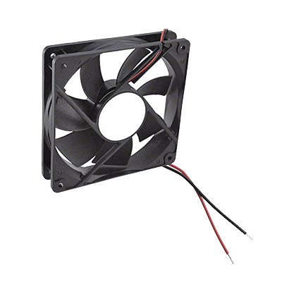 Imagen de Ventilador Anticondensante Axial Cuadrado, 12Vcc, 120x120x25 mm, 75.0 CFM, 1.9 W, 161 mA, 2200 RPM.