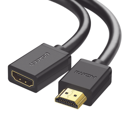 Imagen de Cable extensor HDMI de 1 M / 4K@60Hz / 3D / HDR /  Macho a Hembra / Núcleo de cobre estañado / Transmisión estable.