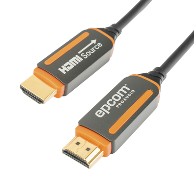 Imagen de Cable HDMI de Fibra Óptica de 15m | Alta Definición | Version 2.0 | Alta velocidad 18Gbps | 4K@60Hz | HDCP 2.2 | Resistente a EMI y RFI