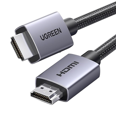 Imagen de Cable HDMI 2.0 de Nylon Trenzado | 2 metros | 4K@60Hz | ARC | Dolby ATMOS | True HD | DTS HD | HDR | 3D Inversivo  | 3 modos de Visualización | 3 Capas de Protección + 4 de Blindaje | Niquelado | Carcasa de Aluminio.