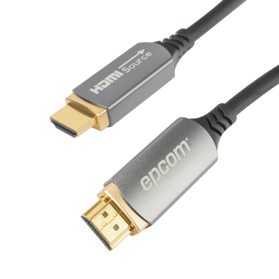 Imagen de Cable HDMI de Fibra Óptica de 15m | Alta Definición | Version 2.1 | Alta velocidad 18Gbps | 8K@60Hz | HDCP 2.2 | Resistente a EMI y RFI