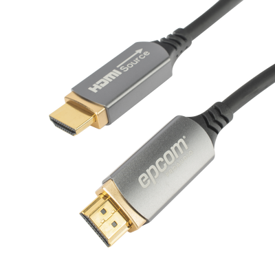 Imagen de Cable HDMI de Fibra Óptica de 10m | Alta Definición | Version 2.1 | Alta velocidad 18Gbps | 8K@60Hz | HDCP 2.2 | Resistente a EMI y RFI