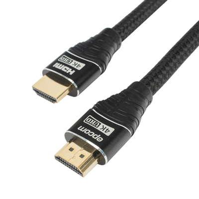 Imagen de Cable HDMI de 1m | Alta Definición | Longitud | Version 2.0 | Alta velocidad 18Gbps | 4K@60Hz | Conectores Chapados en Oro | Tipo Redondo