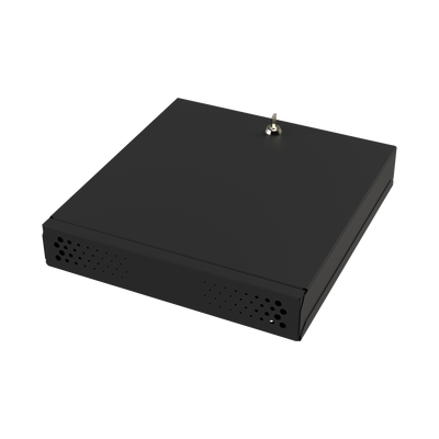 Imagen de Gabinete Metálico para DVR/NVR. Tamaño Max. de DVR/NVR: 445 x 88 x 400mm (An.xAl.xProf.). Compatible con Fuente SLIM.