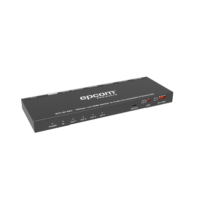 Imagen de Splitter HDMI 1x4 | 1 Entrada a 4 salidas (Simultaneas) | 4K@60Hz | Extractor de Audio | Down Scaler | HDR  4:4:4 | EDID | 18Gbps