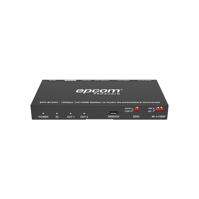 Imagen de Splitter HDMI 1x2 | 4K@60Hz | Extractor de Audio | Down Scaler | HDR  4:4:4 | EDID | 18Gbps