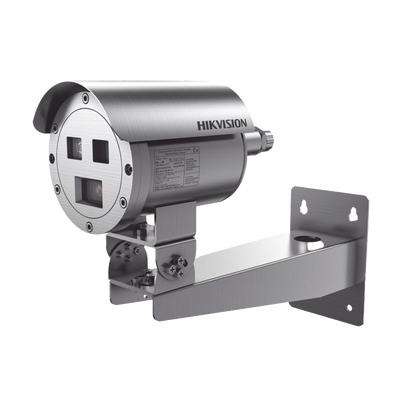 Imagen de Bala IP Térmica Dual / Termico 9.7 mm (256 X 192) + Óptico 8 mm (4 MP) / Termométrica / Detección de Temperatura / IP68 / 30 mts IR / Antiexplosión / Anticorrosión