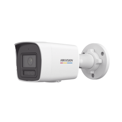 Imagen de [Dual Light + ColorVu] Bala IP 4 Megapixel / Lente 2.8 mm / 30 mts IR + 30 mts Luz Blanca / Micrófono Integrado / ACUSENSE Lite / Exterior IP67 / WDR 120 dB / PoE / Micro SD / ONVIF