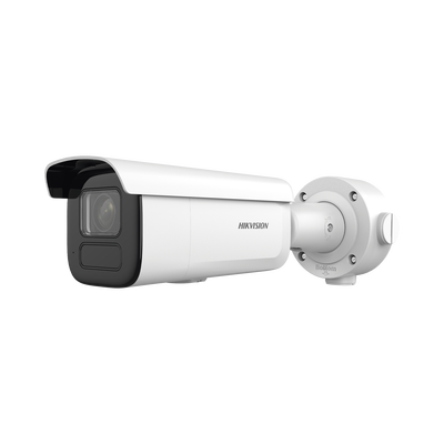 Imagen de Bala IP 6 Megapixel / Lente Mot. 2.7 a 13.5 mm / 60 mts IR EXIR / Exterior IP67 / IK10 / DARKFIGHTER / PoE+ / Micro SD / Audio y Alarmas I/O / 4 Analíticos: AcuSense, Deteccion Facial, Conteo de Personas por Cruce y Zona