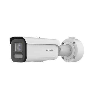 Imagen de Bala IP 4 Megapixel / Imagen a Color 24/7 / Lente 2.8 - 12 mm / Luz Blanca 60 mts / WDR 130 dB / Exterior IP67 / IK10 / Captura Facial / Videoanaliticos / AcuSense