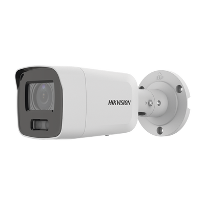 Imagen de Bala IP 8 Megapixel (4K) / Imagen a Color 24/7 / Lente 2.8 mm / Luz Blanca 40 mts / Exterior IP67 / WDR 130 dB / Entrada y Salida de Audio y Alarma / Captura Facial / ONVIF / Micro SD / Micrófono Integrado