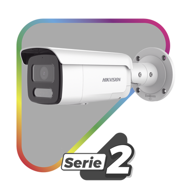 Imagen de [Dual Light + ColorVu] Bala IP 4 Megapixel / Lente 4 mm / 60 mts IR + 60 mts Luz Blanca / Exterior IP67 / Luz Intermitente y Alerta de Audio / Videoanaliticos (Filtro de Falsas Alarmas) / PoE / WDR 130 dB / Captura Facial  /  ACUSEARCH