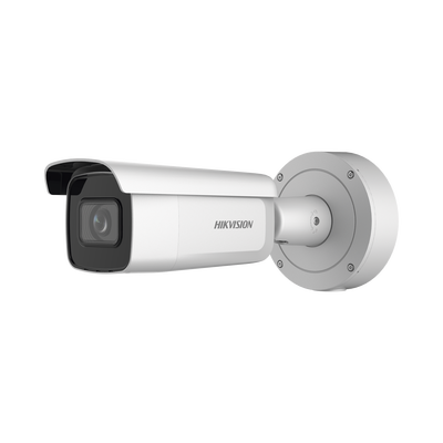 Imagen de Bala IP 8 Megapixel (4K) / Lente Mot. 2.7 a 13.5 mm / 60 mts IR EXIR / Exterior IP66 / IK10 / DARKFIGHTER / Audio y Alarma I/O / PoE+ / ONVIF / Micro SD / 4 Analíticos: AcuSense, Deteccion Facial, Conteo de Personas por Cruce y Zona