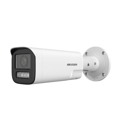 Imagen de Bala IP 4 Megapíxel / Lente Mot. 2.8 a 12 mm / Dual Light (50 mts IR + 50 mts Luz Blanca) / ACUSENSE Lite / Audio de Dos Vías /  Luz Intermitente y Alerta de Audio / Exterior IP67 / WDR 120 dB / PoE / ONVIF / Micro SD