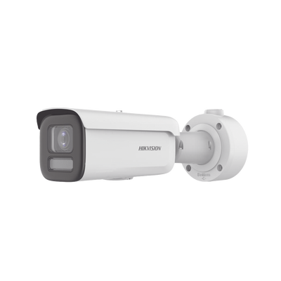 Imagen de Bala IP 4 Megapixel / Lente Mot. 2.7 a 13.5 mm / Dual Light (60 mts IR + 60 mts Luz Blanca ) / Darkfighter S / Exterior IP67  / IK10 / WDR 130 dB / 4 Analíticos: AcuSense, Deteccion Facial, Conteo de Personas por Cruce y Zona