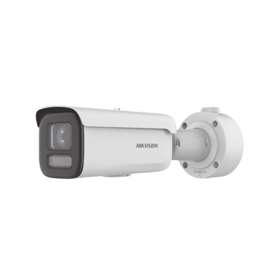 Imagen de Bala IP 8 Megapixel / Lente Mot. 2.7 a 13.5 mm / Dual Light (60 mts IR + 60 mts Luz Blanca ) / Darkfighter S / Exterior IP67  / IK10 /WDR 130 dB / 4 Analíticos: AcuSense, Deteccion Facial, Conteo de Personas por Cruce y Zona