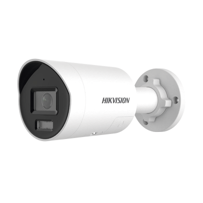 Imagen de [Dual Light + ColorVu] Bala IP 8 Megapixel (4K) / Lente 2.8 mm / 40 mts IR + 40 mts Luz Blanca / Exterior IP67 / Luz Intermitente y Alerta de Audio / Micrófono Integrado / ACUSENSE (Filtro de Falsas Alarmas) / Metal / ACUSEARCH