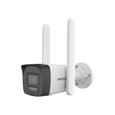 Imagen de [Dual Light + 4G] Bala IP 4 Megapixel / Lente 2.8 mm / 30 mts IR + 30 mts Luz Blanca / Micrófono Integrado / ACUSENSE Lite / Exterior IP67 / H.265 / ONVIF / Micro SD