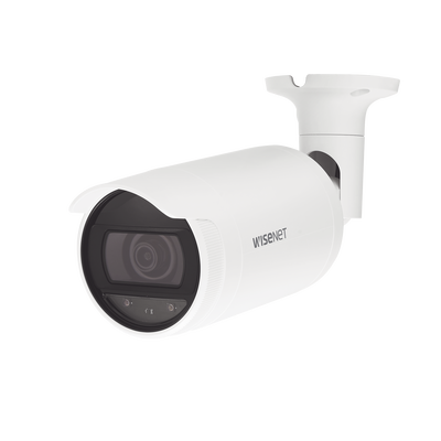 Imagen de Cámara IP Tipo Bala 4 Megapíxel / Lente 4mm / IR 25M / WDR 120db / IP66 / H.265 & WiseStream / modo pasillo / POE 802.3af