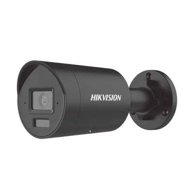 Imagen de [Dual Light + 2 Micrófonos Integrados] Bala IP 4 Megapixel / Color Negro / Lente 2.8 mm / 40 mts Luz Blanca + 40 mts IR / ACUSENSE / Exterior IP67 / WDR 120 dB / PoE / ONVIF / Micro SD / Metal / ACUSEARCH