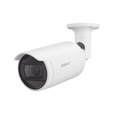 Imagen de Cámara IP Tipo Bala 4 Megapíxel / Lente 3.3 a 10.3mm / IR 30M / WDR 120db / IP66 / H.265 & WiseStream / modo pasillo / POE 802.3af