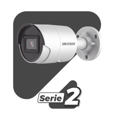 Imagen de Bala IP 6 Megapixel / Lente 2.8 mm / 40 mts IR EXIR /Exterior IP67 / WDR 120 dB / PoE / Micrófono Integrado / Videoanaliticos (Filtro de Falsas Alarmas) / Metal / MicroSD / ONVIF / ACUSEARCH