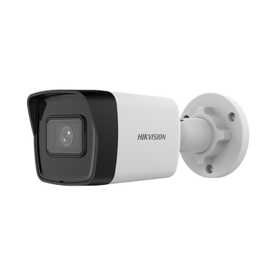 Imagen de Bala IP 4 Megapixel / Lente 2.8 mm / ACUSENSE Lite (Detección de Movimiento en Humanos y Vehiculos) / Microfono Integrado / 30 mts IR EXIR 2.0 / Exterior IP67 / WDR 120 dB / PoE / ONVIF / MicroSD