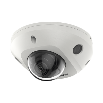 Imagen de Mini Domo IP 6 Megapixel / Lente 2.8 mm / 30mts IR EXIR / Micrófono Integrado / Exterior IP67 / IK08 / PoE / DARKFIGHTER / Alarmas y Audio I/O / ONVIF / Micro SD / 4 Analíticos: AcuSense, Deteccion Facial, Conteo de Personas por Cruce y Zona