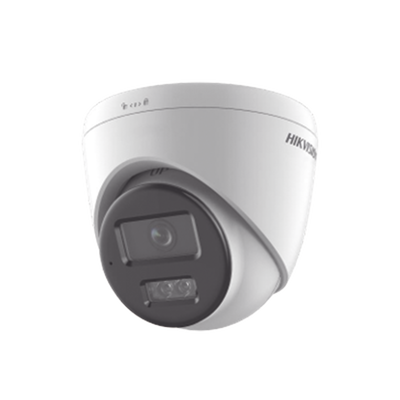 Imagen de [Dual Light] Turret IP 6 Megapixel / Lente 2.8 mm / 30 mts IR + 30 mts Luz Blanca / Micrófono Integrado / ACUSENSE Lite / Exterior IP67 / H.265 / PoE / ONVIF / Micro SD