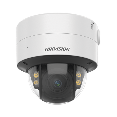 Imagen de Domo IP 4 Megapixel / Imagen a Color 24/7 / Lente 2.8 - 12 mm / Luz Blanca 40 mts / WDR 130 dB / Exterior IP67 / IK10 / Captura Facial / Videoanaliticos / AcuSense