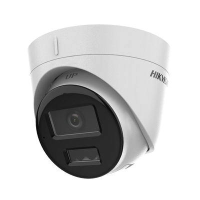 Imagen de [Dual Light] Turret IP 2 Megapixel / Lente 2.8 mm / 30 mts IR + 30 mts Luz Blanca / Micrófono Integrado / ACUSENSE Lite / Exterior IP67 / H.265 / PoE / ONVIF / Micro SD