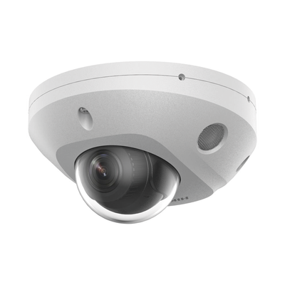 Imagen de [Dual Light + 2 Micrófonos Integrados] Mini Domo IP 4 Megapixel / Lente 2.8 mm / 30 mts Luz Blanca + 30 mts IR / ACUSENSE / Exterior IP67 / IK8 /  WDR 120 dB / PoE / ONVIF / MicroSD / ACUSEARCH