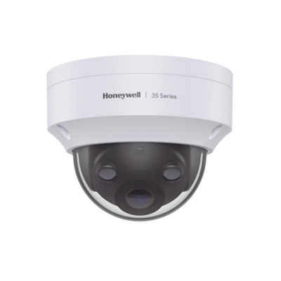 Imagen de Domo IP 3 Megapixel / Lente 2.8 mm / 40 mts IR /  Ultra Baja Iluminación / NDAA / ONVIF / Exterior IP66 / Antivandalico IK10 / Ultra Baja Iluminación / H.265 / PoE / Serie 35 / Honeywell Security