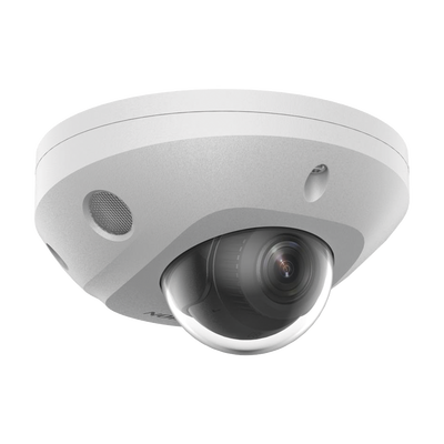 Imagen de [Dual Light + 2 Micrófonos Integrados] Mini Domo IP 6 Megapixel / Lente 2.8 mm / 30 mts Luz Blanca + 30 mts IR / ACUSENSE / Exterior IP67 / IK8 /  WDR 120 dB / PoE / ONVIF / Micro SD / ACUSEARCH