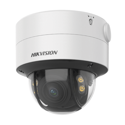 Imagen de Domo IP 4 Megapixel  Lente 2.8 a 12 mm / Imagen a Color 24/7 (ColorVu) / 40 mts Luz Blanca / WDR 130 dB / Exterior IP67 / IK10 / Captura Facial / ACUSENSE / Micro SD / ACUSEARCH