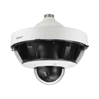 Imagen de Cámara IP Multisensor 8 - 20 MP (4 sensores de 2 o 5 MP) lentes intercambiables con PTZ 2 MP 32X / Hasta 5 tarjetas SD de 256 GB / WDR de hasta 150dB / IP66 / IK10