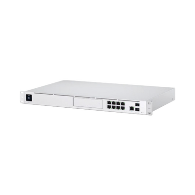 Imagen de UniFi OS Console: Dream Machine Pro, con 1 puerto WAN Gigabit RJ45, 1 puerto WAN 10G SFP+ / 8 puertos LAN Gigabit RJ-45, y una bahía de HDD 3.5" (No incluye HDD), Integra todas las aplicaciones UniFi