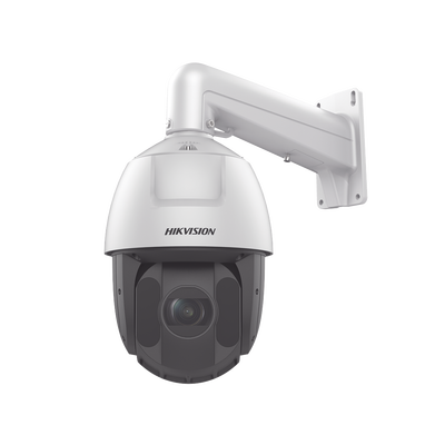 Imagen de PTZ IP 4 Megapixel / 25X Zoom / 150 mts IR / DARKFIGHTER / ACUSENSE (Evita Falsas Alarmas) / Exterior IP66 / WDR 120 dB / PoE+ / Alarmas y Audio I/O / Micro SD / Metal / 24 VCA