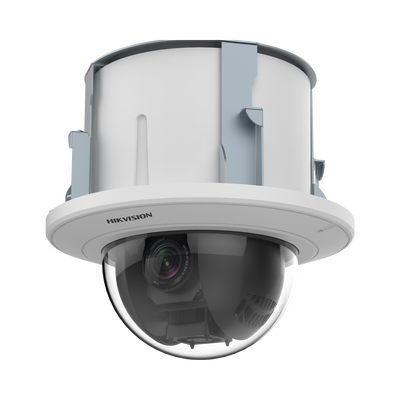 Imagen de Domo PTZ IP 2 Megapixel / 25X Zoom / Uso en Plafon / ACUSENSE / DARKFIGHTER  / IK10 / Entrada y Salida de Audio y Alarmas / WDR 120 dB /  HLC / EIS / PoE+ / Metal / microSD