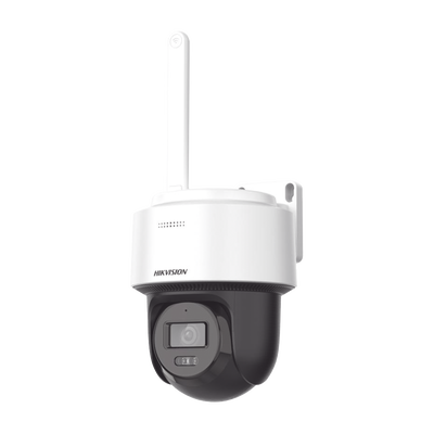 Imagen de PT IP 4 Megapixel / Lente 2.8 mm / 30 mts IR / Exterior IP66 / Wi-Fi / dWDR / H.265+ / ACUSENSE Lite / Autoseguimiento / Micrófono y Bocina Interconstruido / Micro SD / Se Conecta Directo a la App de Hik-Connect / Montaje Techo o Pared