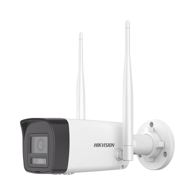 Imagen de Bala IP 4 Megapixel / Lente 2.8 mm / Dual Light (30 mts IR + 30 mts Luz Blanca) / Wi-Fi / ACUSENSE /  Audio Bidireccional (Micrófono y Bocina) / IP66 / dWDR / Micro SD