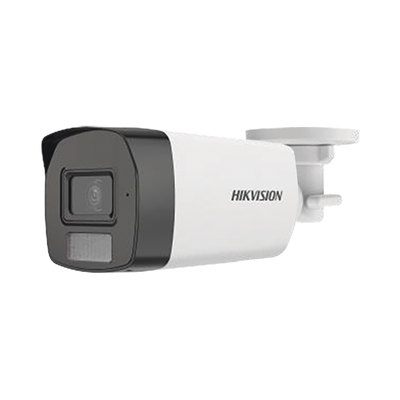 Imagen de [Dual Light + ColorVu] Bala TURBOHD 3K (5 Megapixel) / Lente 2.8 mm / 40 mts IR + 40 mts Luz Blanca  / Gran Angular 104.5° / Exterior IP67 / Micrófono Integrado / dWDR / 4 Tecnologías