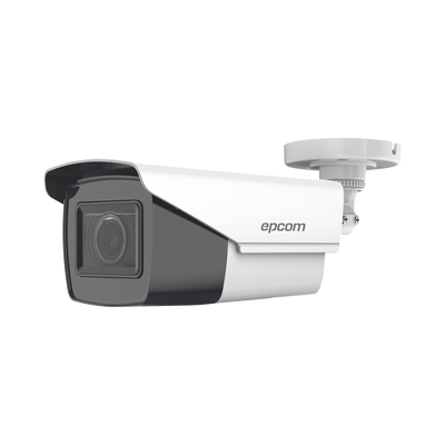 Imagen de Bala TURBOHD 5 Megapixel / Lente Mot. 2.7 a 13.5 mm / 40 mts IR EXIR / dWDR / TVI-AHD-CVI-CVBS / Exterior IP67  / 12 Vcc / 24 VCA