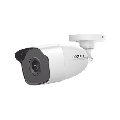 Imagen de Bala TURBOHD 2 Megapíxeles (1080p) / METÁLICA / Gran Angular 103° / Lente 2.8 mm / IR EXIR 40 mts / Exterior IP66 / TVI-AHD-CVI-CVBS