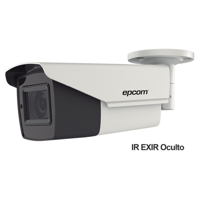 Imagen de Bullet TURBOHD 4K (8Megapixeles) / Lente Mot. 2.7 a 13.5 mm / Potente IR EXIR de 80 mts / Exterior IP67 / 12 Vcc - 24 VCA / dWDR