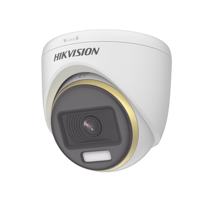 Imagen de [ColorVu] Turret TURBOHD 4K (8 Megapixel) / Lente 2.8 mm / Imagen a Color 24/7 / Luz Blanca 40 mts / Exterior IP67 / WDR 130 dB