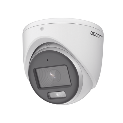 Imagen de [ColorVu] Turret TURBOHD 3K (5 Megapixel) / Lente 2.8 mm / Micrófono Integrado / Imagen a Color 24/7 / 20 mts Luz Blanca / Exterior IP67 / dWDR / 4 Tecnologías