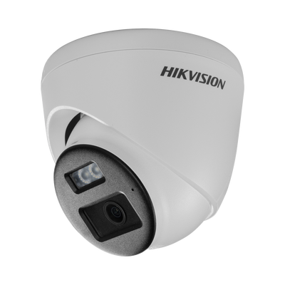 Imagen de [Audio Bidireccional + Dual Light + ColorVu] Turret TURBOHD 2 Megapixel (1080p) / Lente 2.8 mm / 40 mts IR EXIR + 40 mts Luz Blanca / Micrófono y Bocina Integrado / Exterior IP67 / dWDR