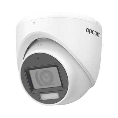 Imagen de [Dual Light + ColorVu] Turret TURBOHD 2 Megapixel (1080p) / Lente 2.8 mm / 30 mts IR + 20 mts Luz Blanca / Gran Angular 101° / Exterior IP67 / Micrófono Integrado /  4 Tecnologías /  Metal