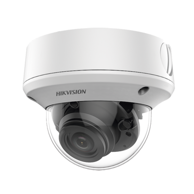 Imagen de Domo TURBOHD 4K (8 Megapixel) / Lente Mot. 2.7 a 13.5 mm / 40 mts IR EXIR / IP67 / 12 Vcc / 24 VCA / TVI-AHD-CVI-CVBS / 9 a 15 Vcc